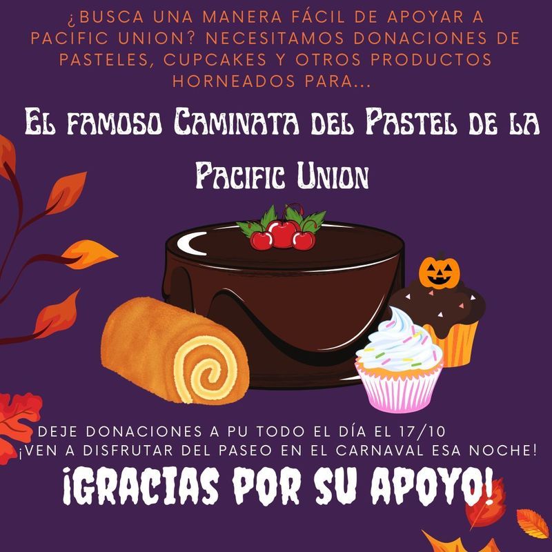 Cake Walk Flyer Spanish