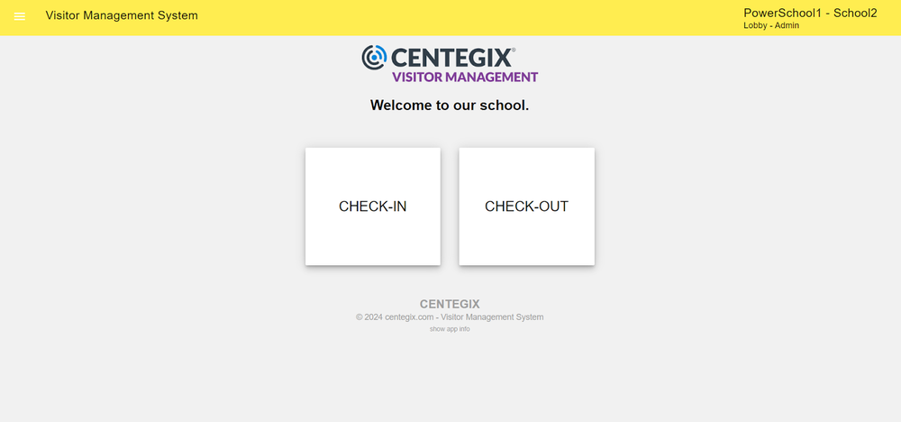 Centegix Check In