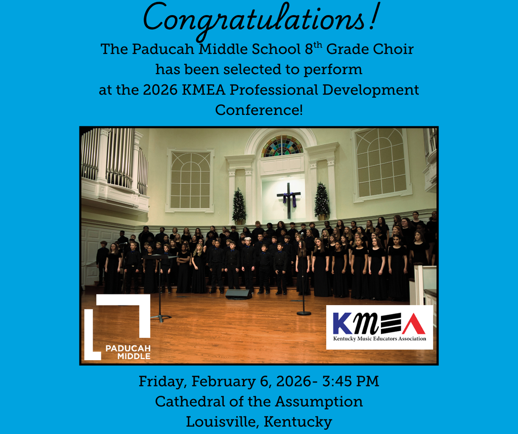 Paducah Middle 8th Grade Choir KMEA performance