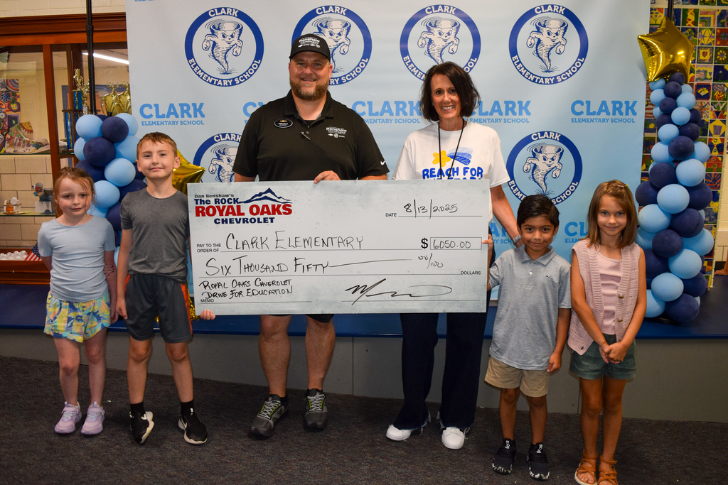 Royal Oaks Drive for Education Donation