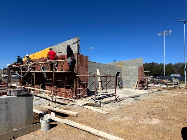 PTHS Softball Construction October 2025