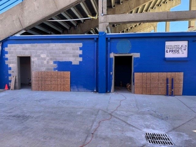 Track Locker Room Renovation October 2025