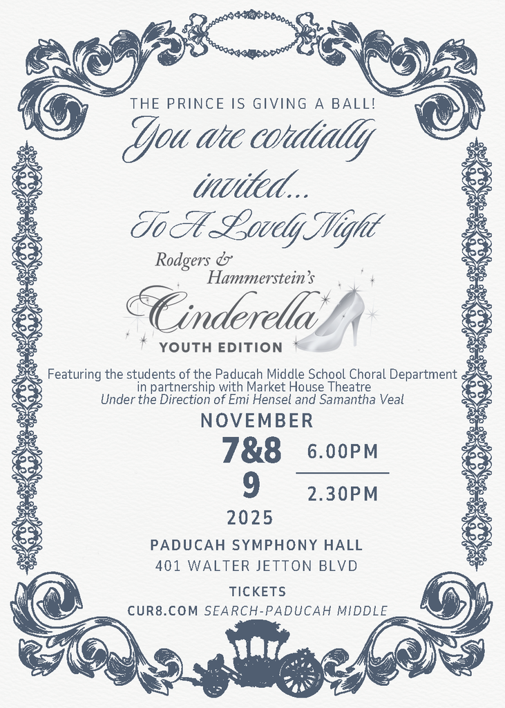 Paducah Middle Musical Cinderella flyer