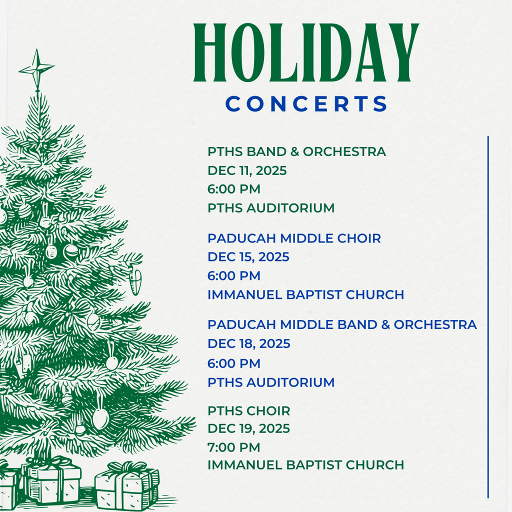 PM and PT Christmas Concerts December 2025