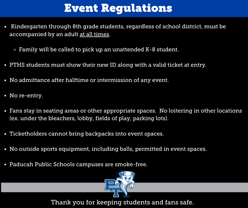 PTHS Event Regulations