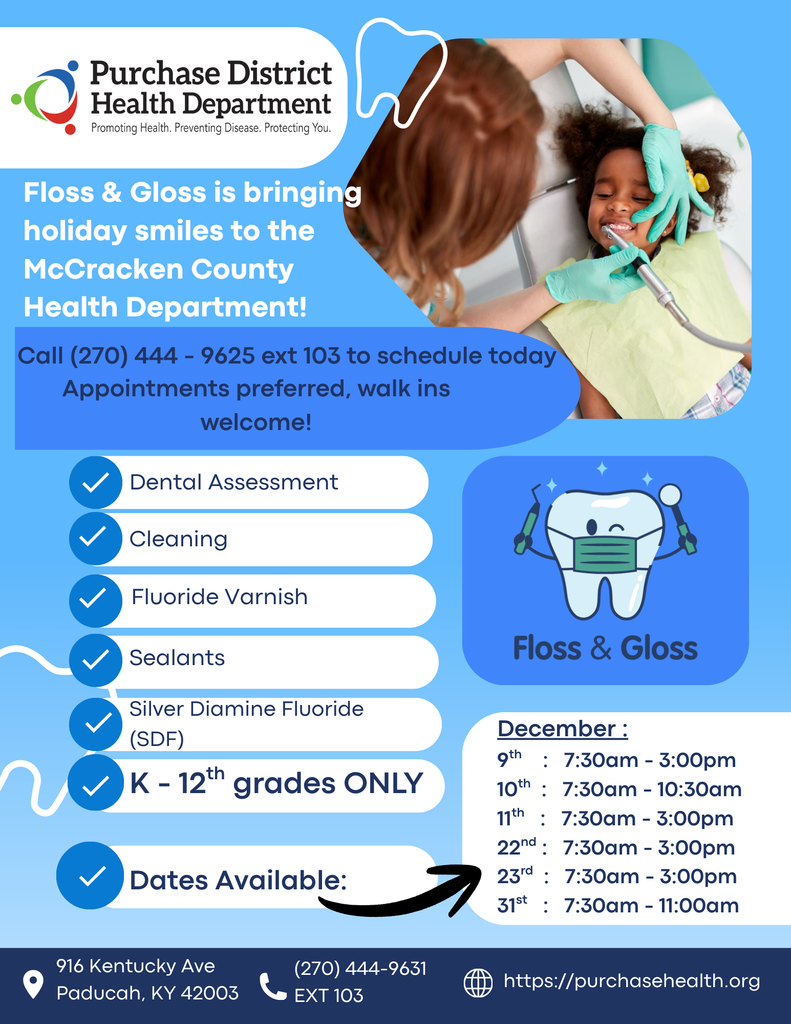 Floss & Gloss PAHD flyer