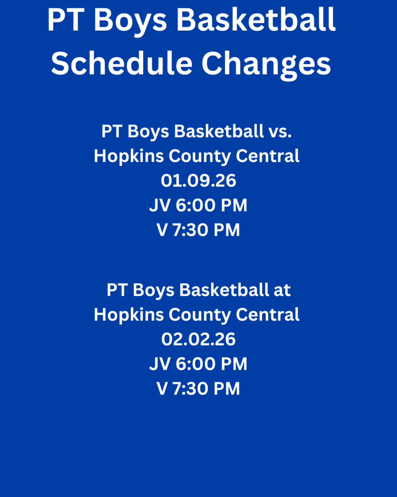 Boys Basketball schedule change