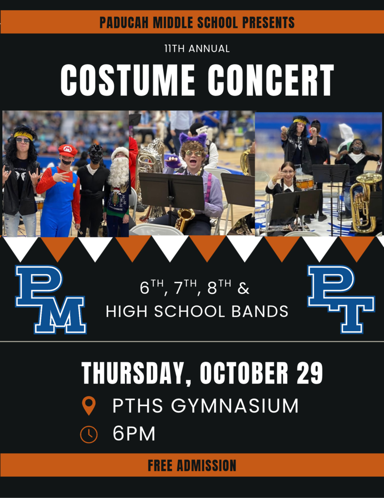 PM Costume Concert flyer