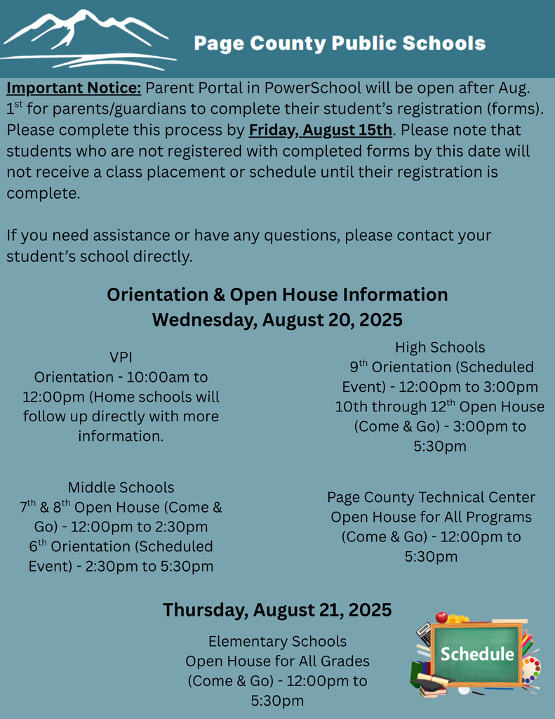 open house orientations