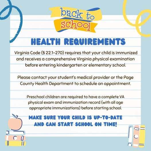 Health Requirements