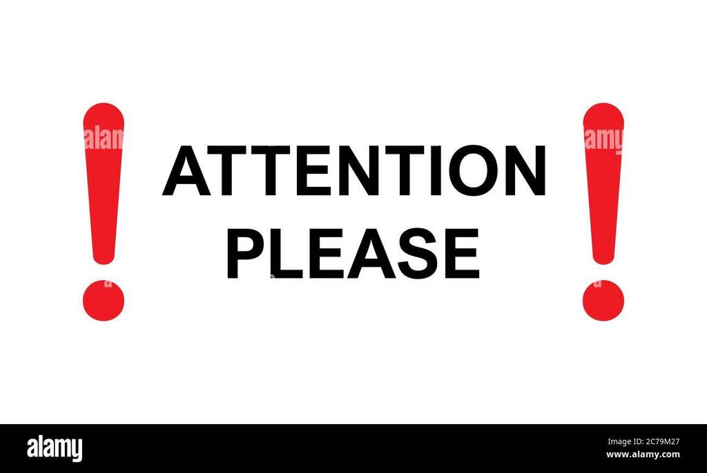Attention please