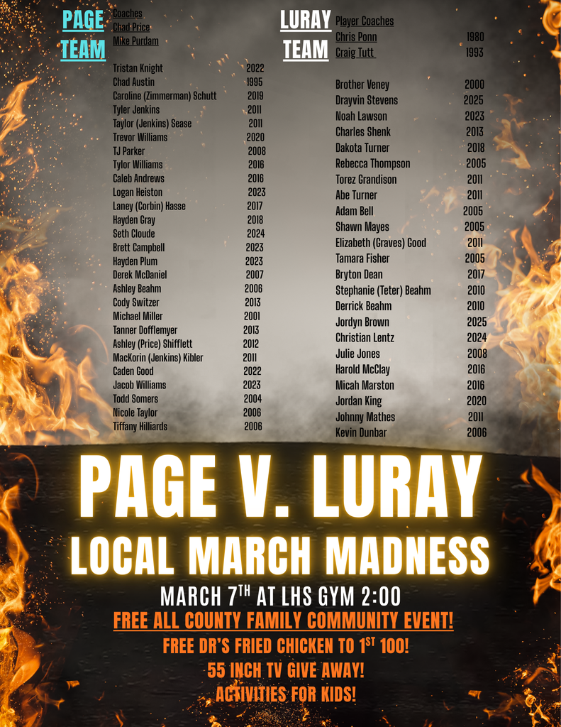 March Madness at Luray High School