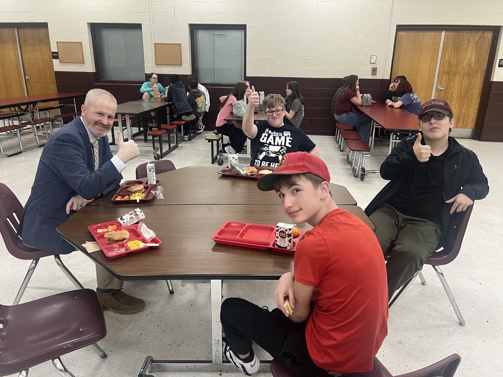Dr. Huber at LMS For Lunch
