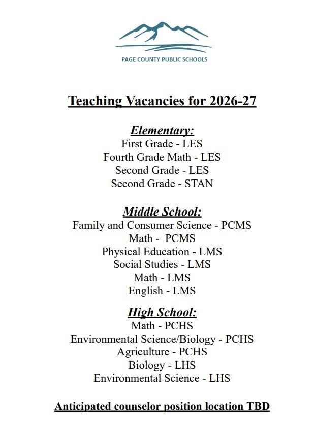 Teaching Vacancies