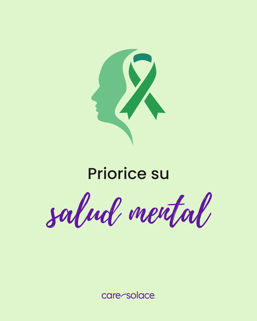 priortize your mental health in Spanish