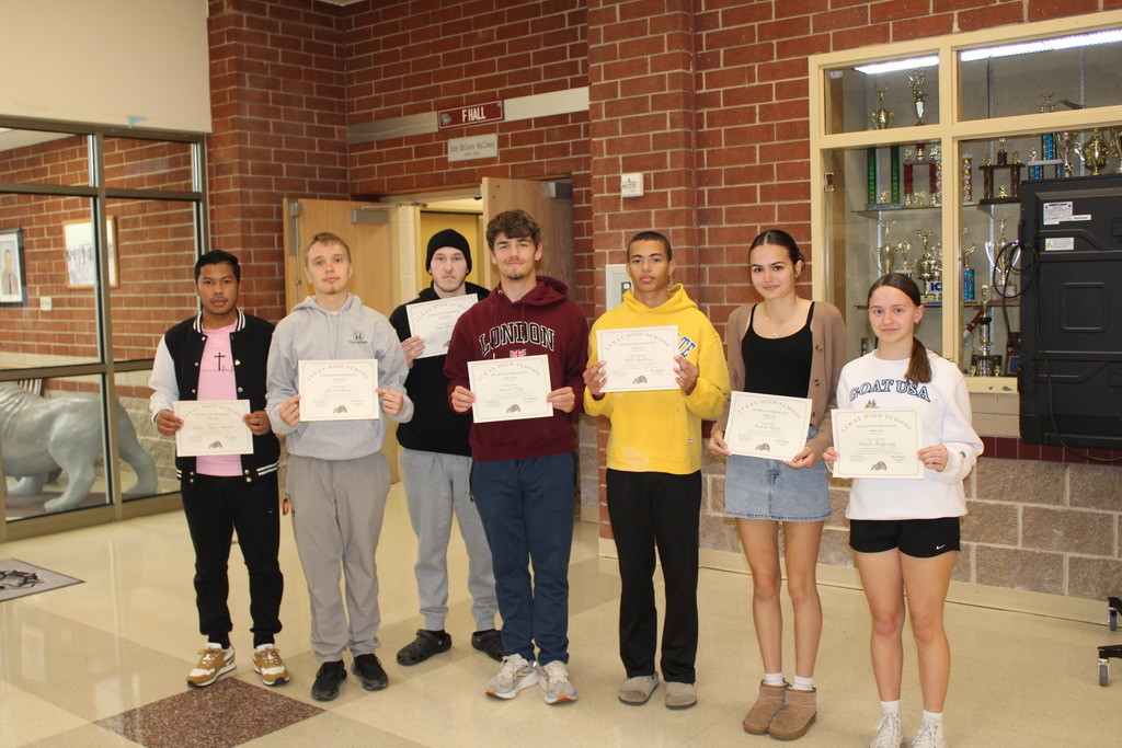 Students of the Month April