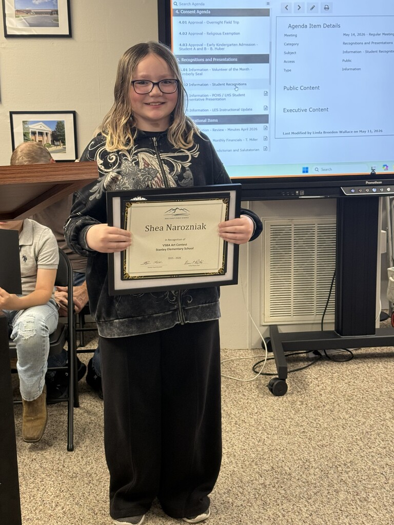 School Board Recognitions May