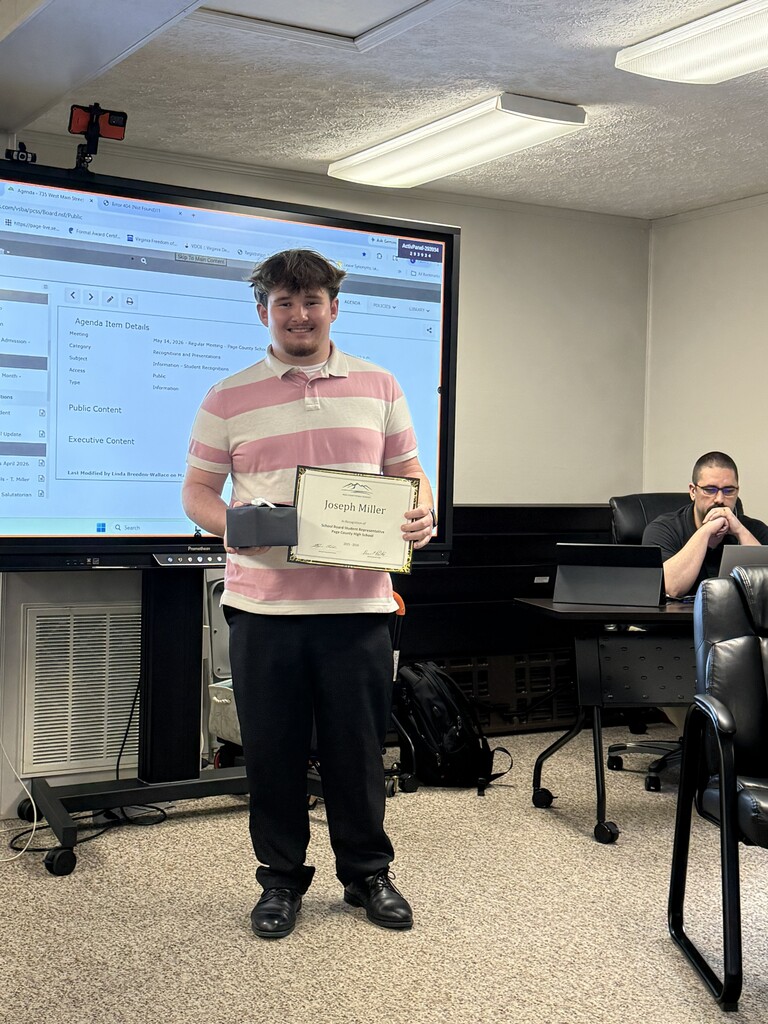 School Board Recognitions May
