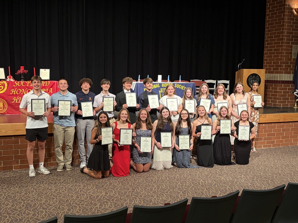 NHS and NSHS inductees 2026