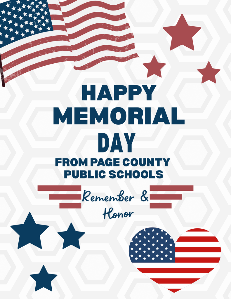 Happy Memorial Day From Page County Public Schools