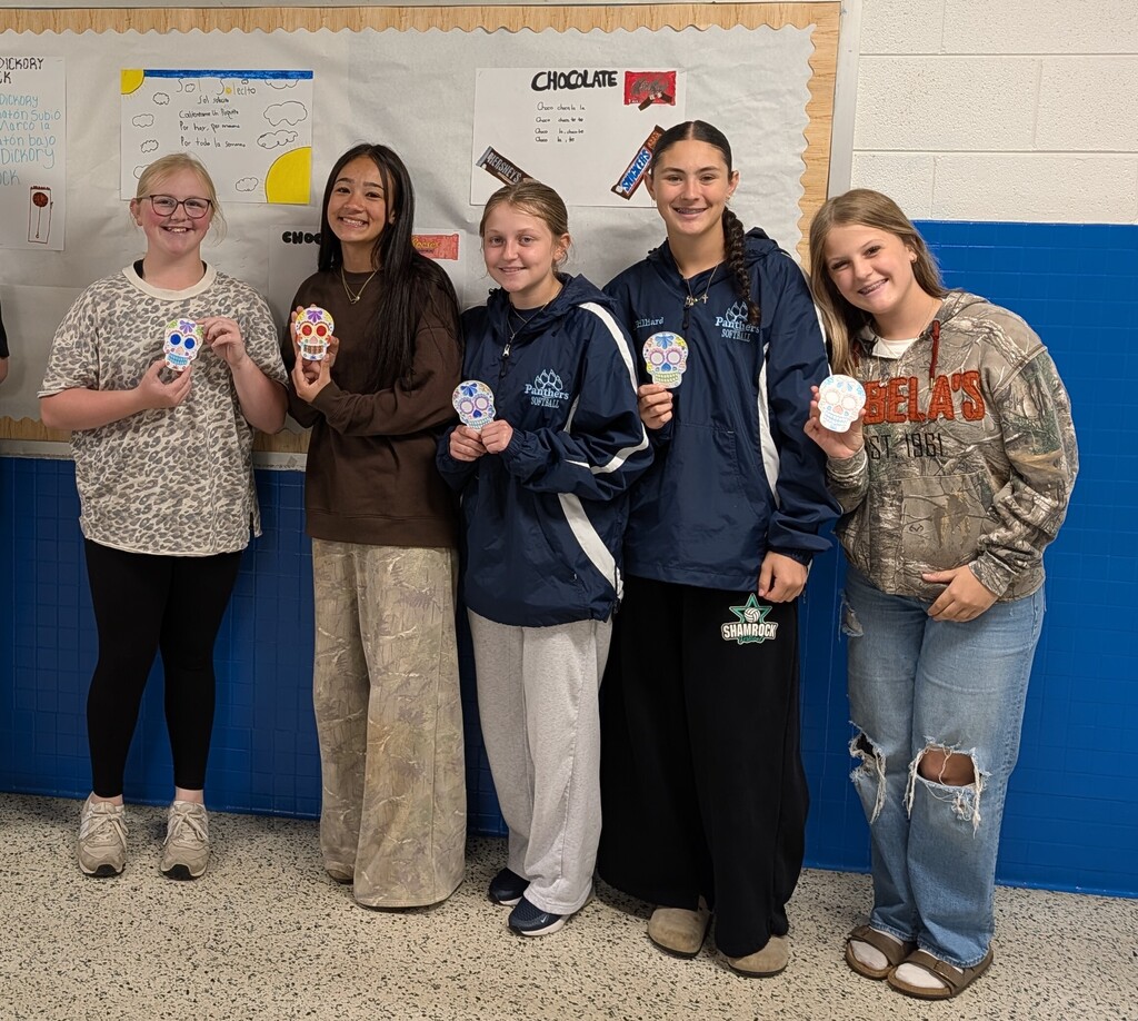 Spanish calaveras at Page County Middle School