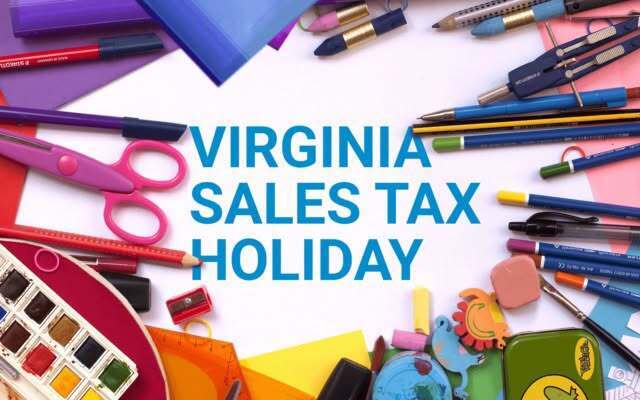 Virginia Sales Tax Holiday Weekend August 7-9, 2026