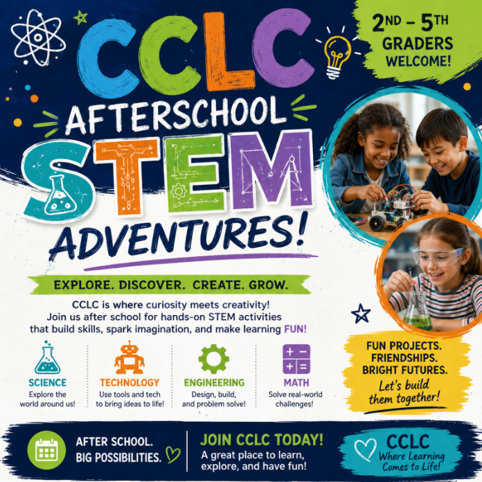 CCLC STEM adventures flyer