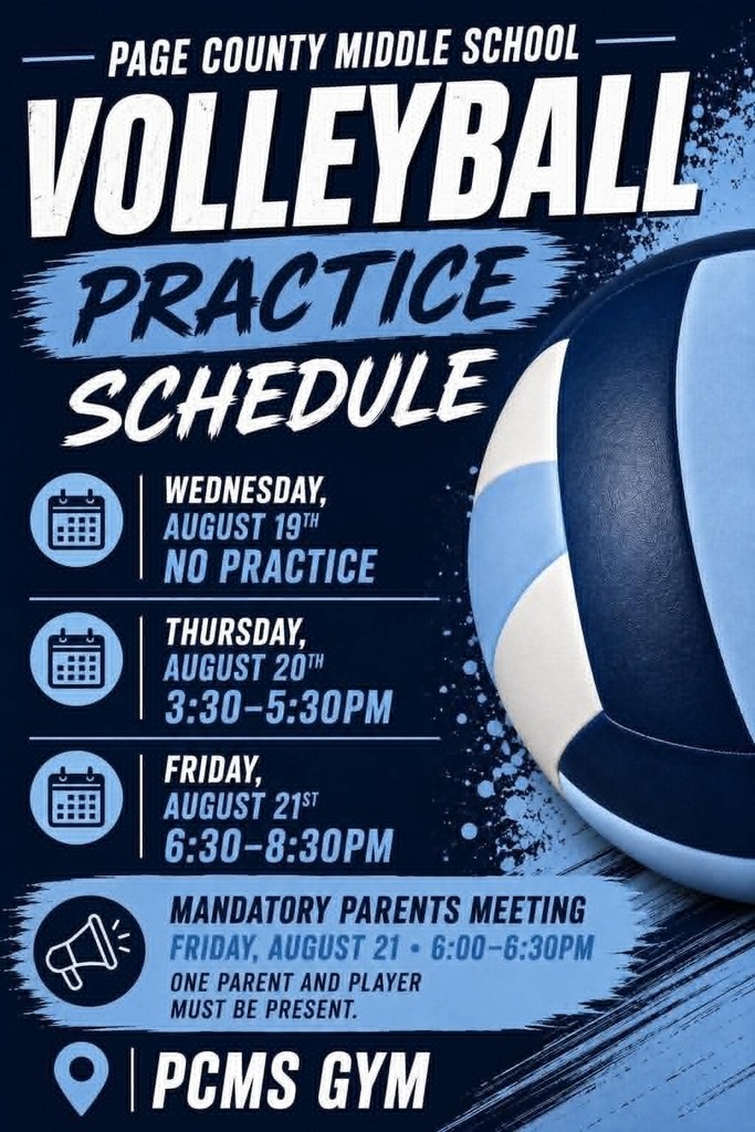 Volleyball Practice Schedule