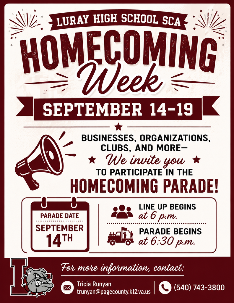 Homecoming Week Flyer