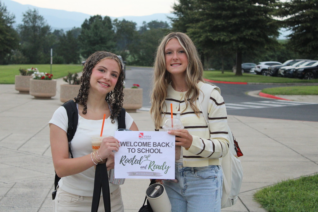 Friends on the first day of school 