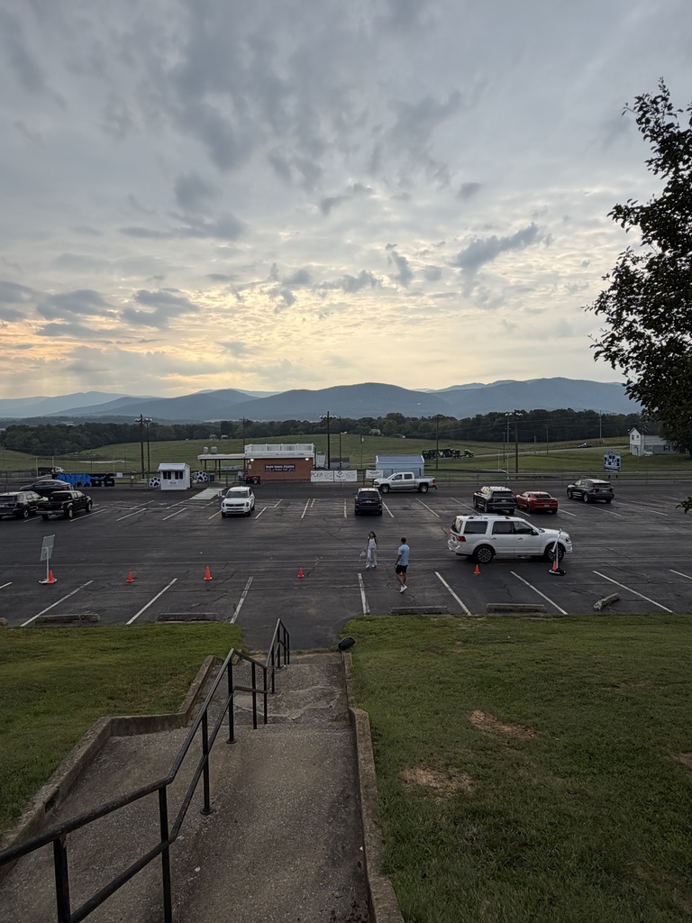beautiful sunrise outside of PCMS