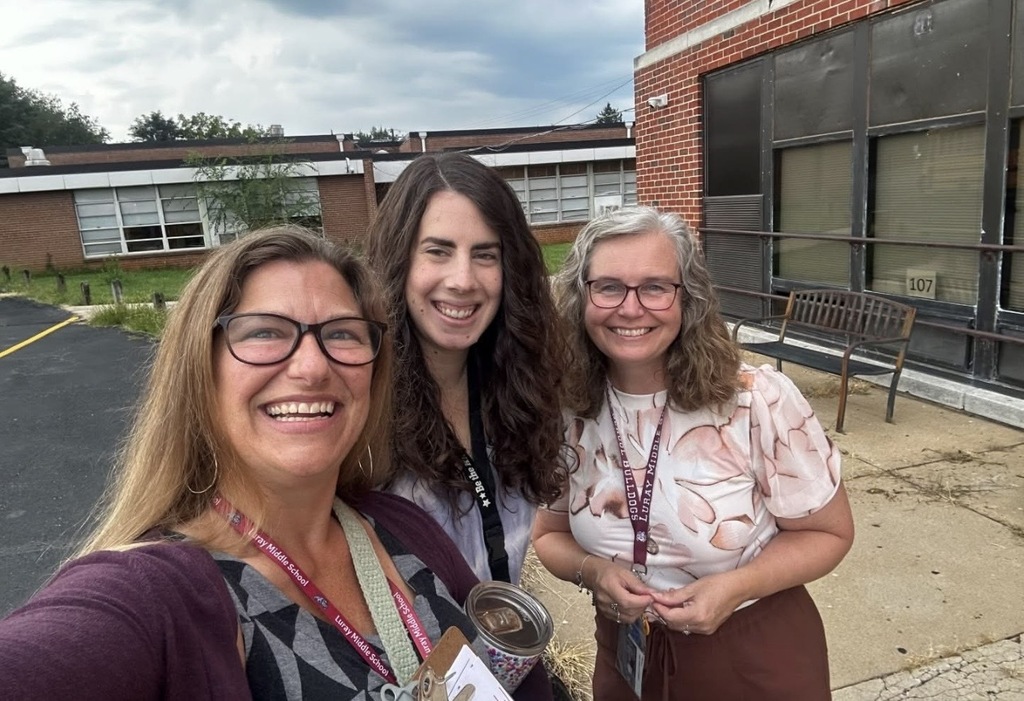 Three smiling members of the Related Arts department