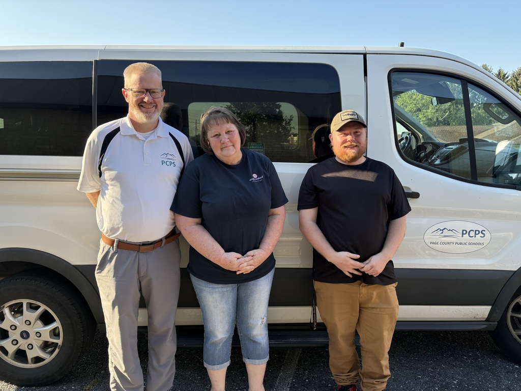 Dr. Huber with Transportation members for a ride along