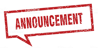 Announcement