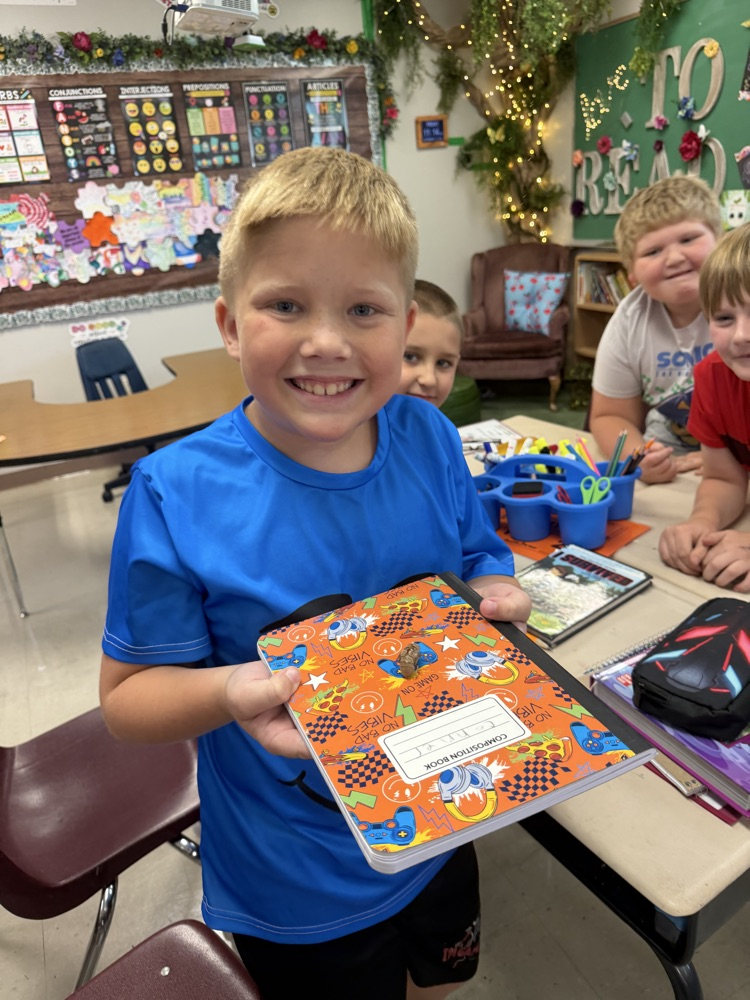 fourth grader with a cicada