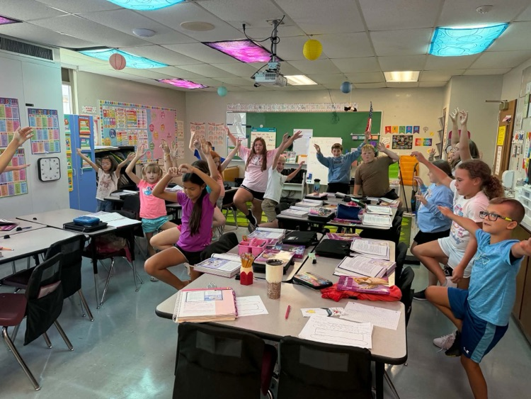 children in yoga pose