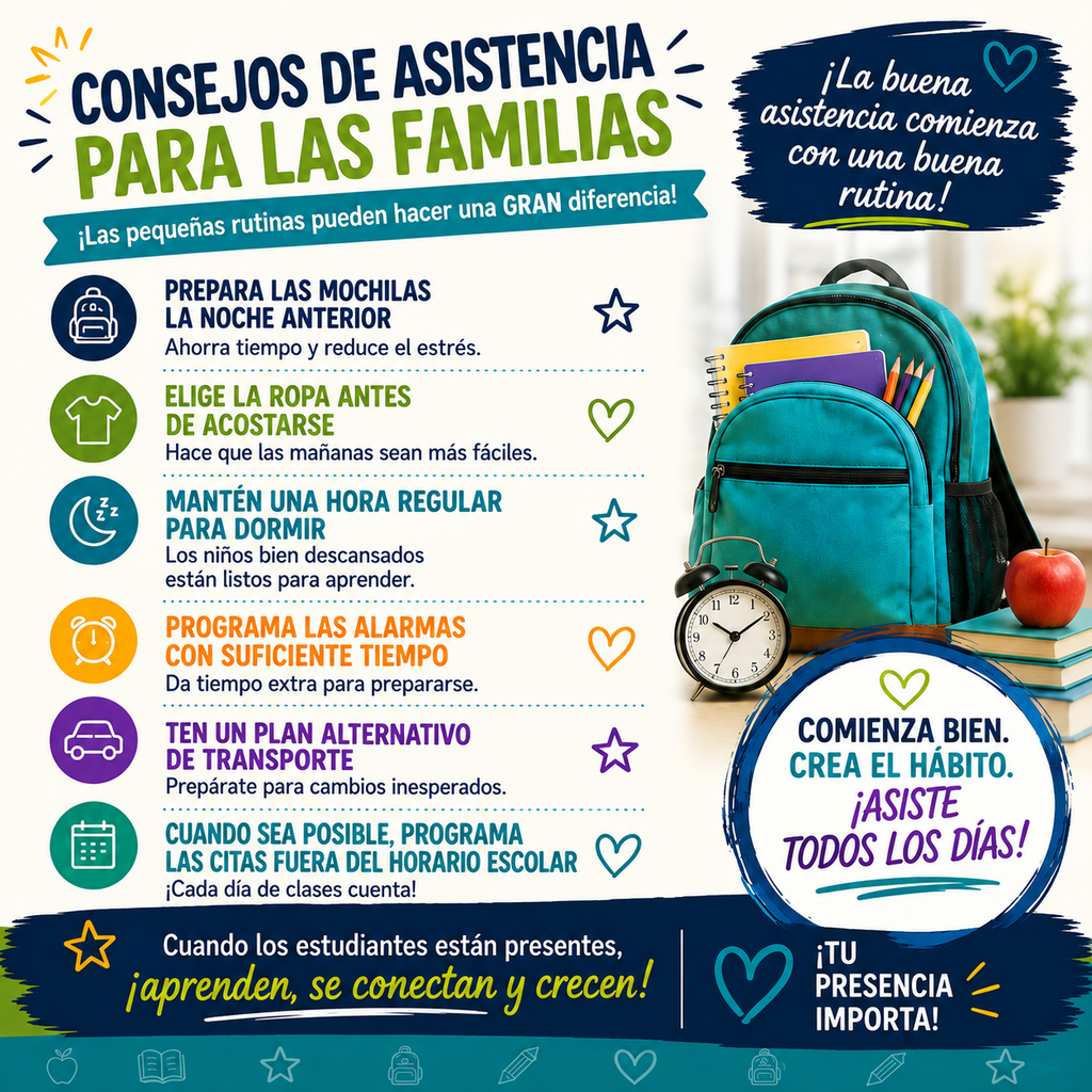 Attendance tips for families 