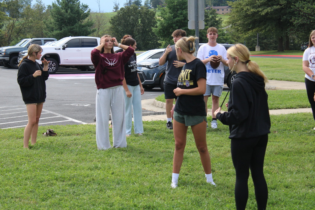Decorating, Cheering, Playing football 