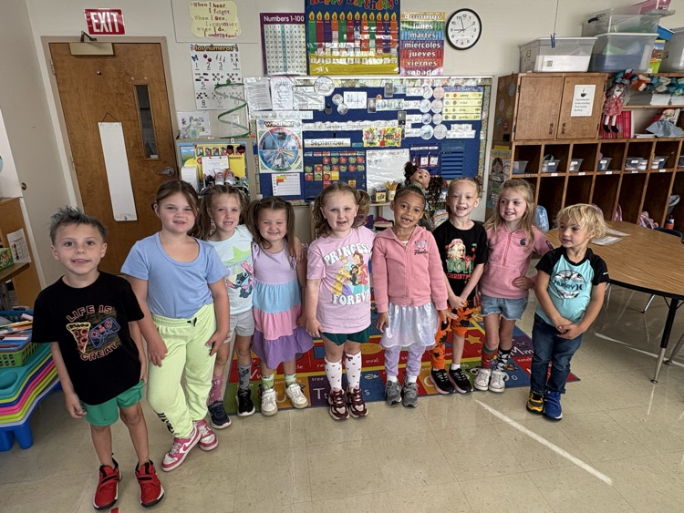 mix matched day in kindergarten