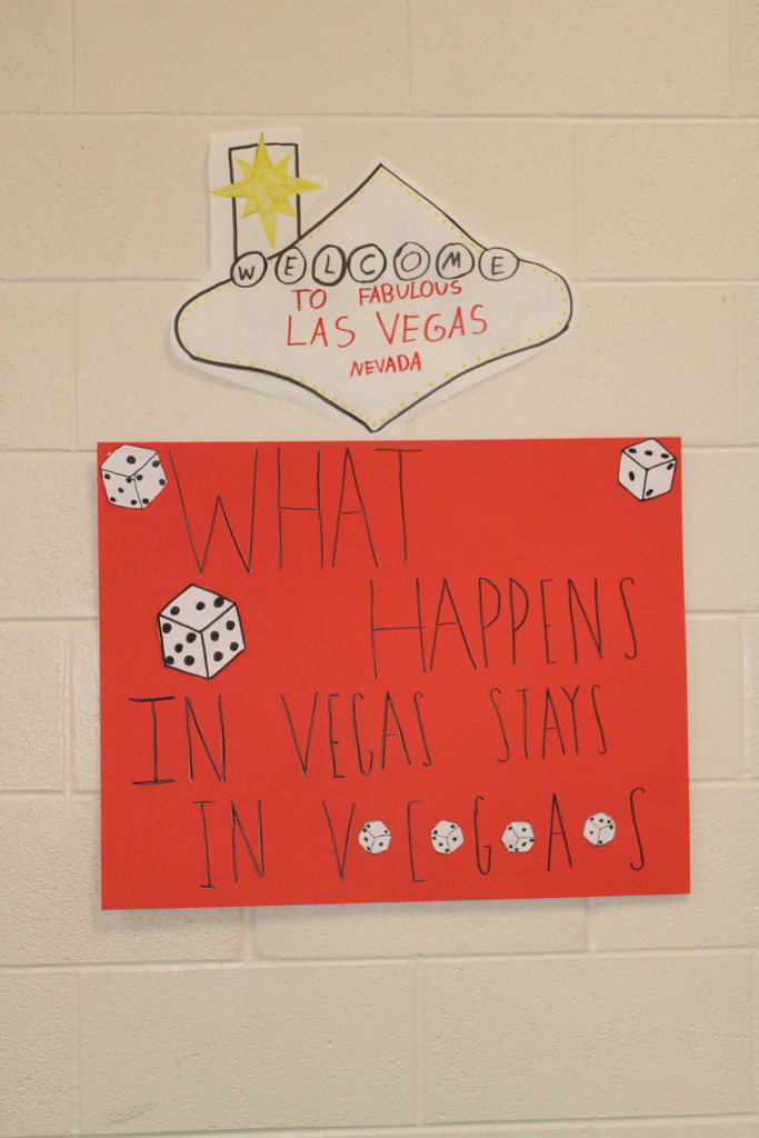 Hall decorating for Homecoming 