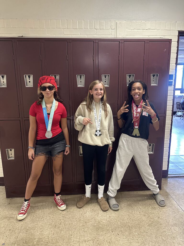 Cool middle school students