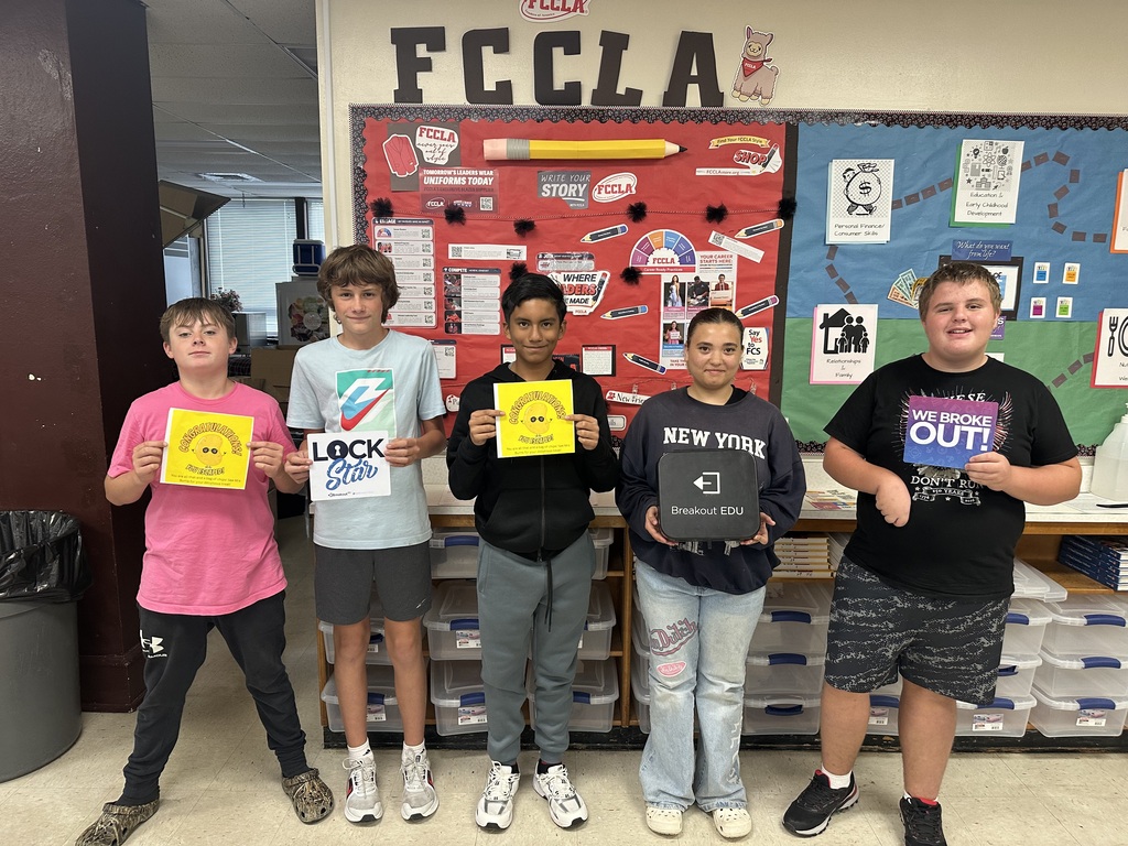 8th FCCLA break out box - Escaped!