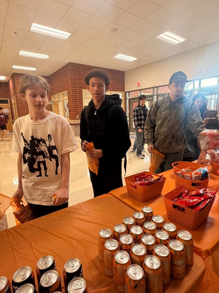 Senior Snack Day at LHS -Seniors were treated to all kinds of Orange snacks for the month of September.