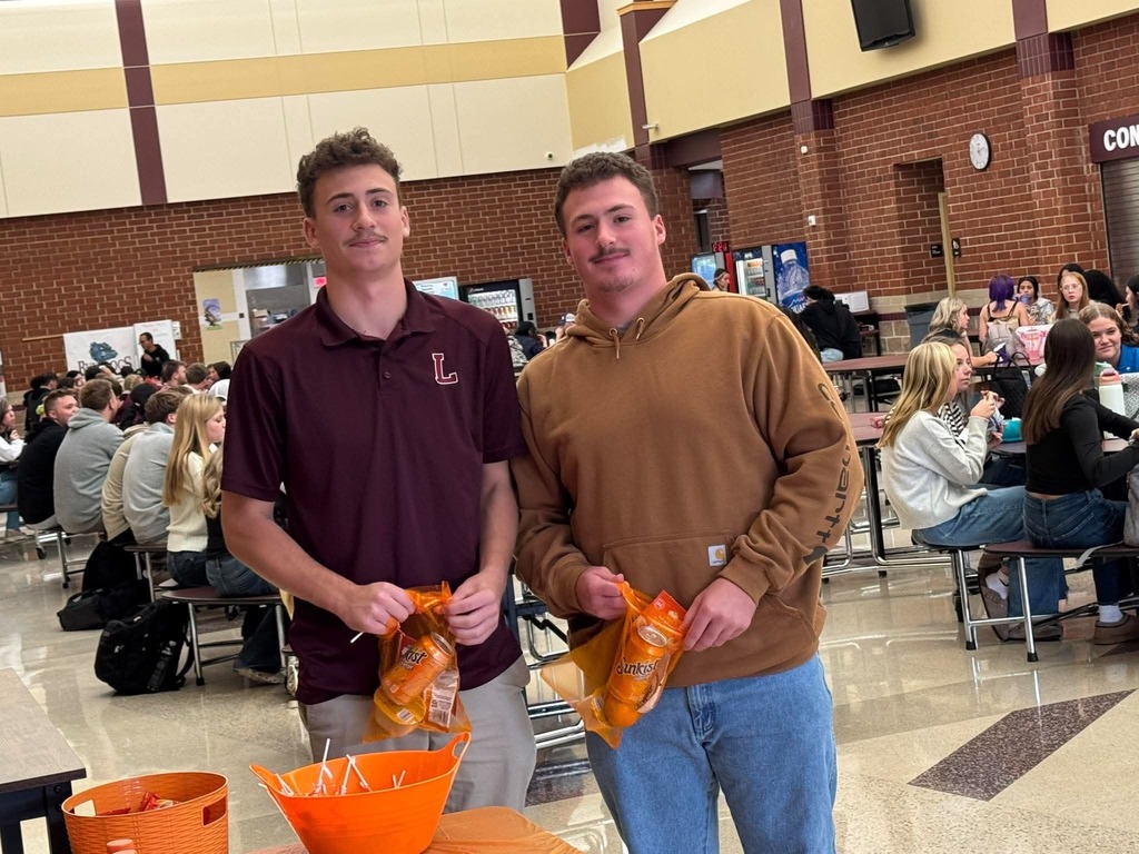 Senior Snack Day at LHS -Seniors were treated to all kinds of Orange snacks for the month of September.