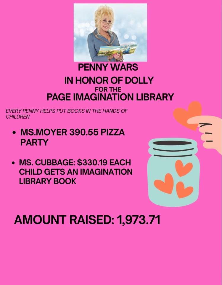 final count for the imagination library. 1,973.71 grand total raised