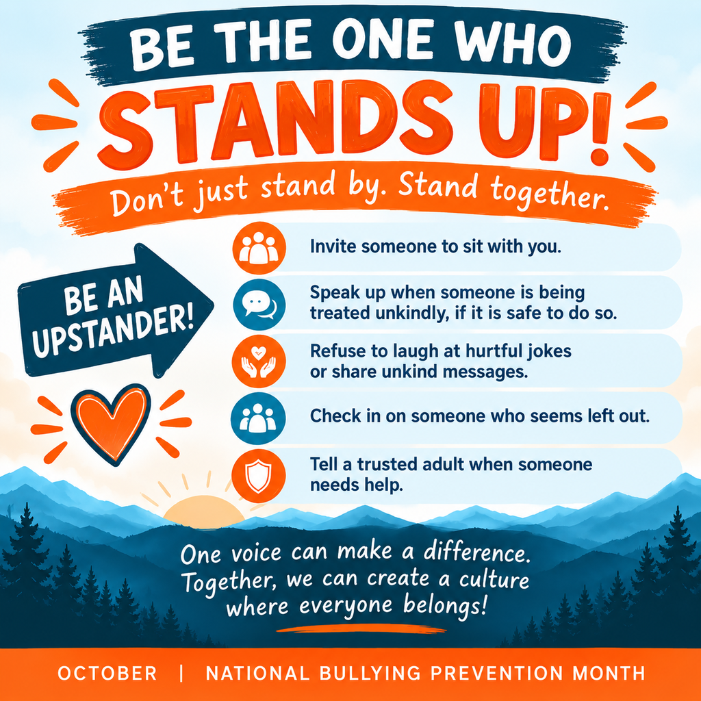 Be the one who stands up