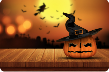 Pumpkin sitting on table