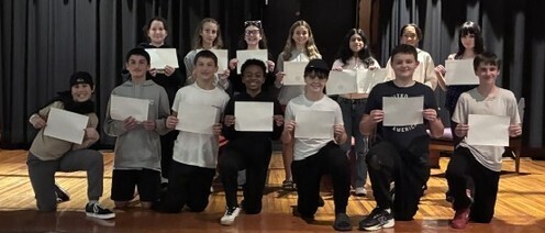 7th grade Students of the Month for September