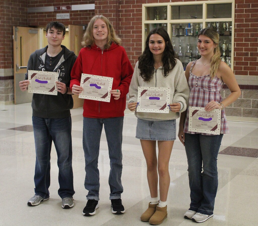 LHS Students of the Month September 