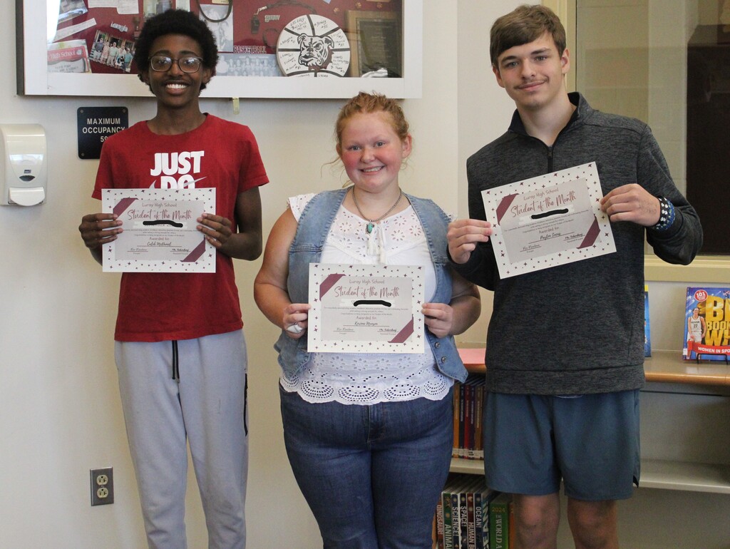 LHS Students of the Month September 